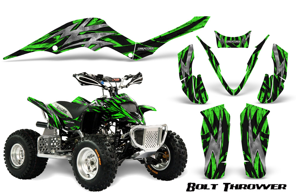 Apex Pro Shark Graphics Kit Bolt Thrower Green